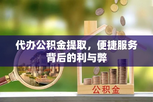 盐津代办公积金提取，便捷服务背后的利与弊