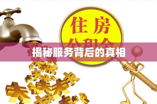 盐津揭秘服务背后的真相
