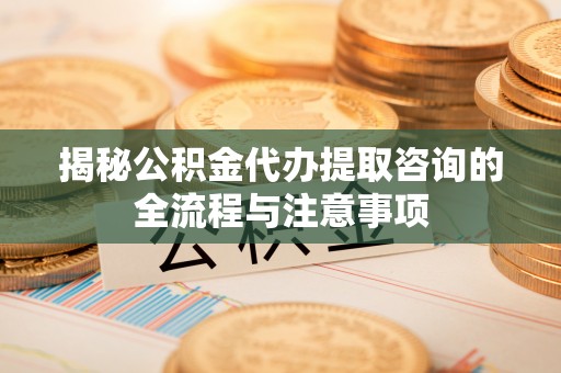 盐津揭秘公积金代办提取咨询的全流程与注意事项