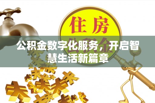 盐津公积金数字化服务，开启智慧生活新篇章