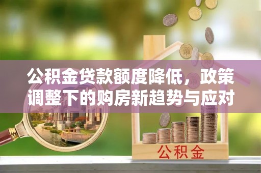 盐津公积金贷款额度降低，政策调整下的购房新趋势与应对策略