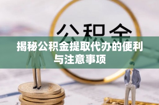盐津揭秘公积金提取代办的便利与注意事项