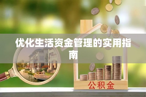 盐津优化生活资金管理的实用指南