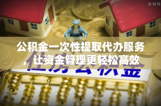 盐津公积金一次性提取代办服务，让资金管理更轻松高效