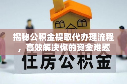 盐津揭秘公积金提取代办理流程，高效解决你的资金难题