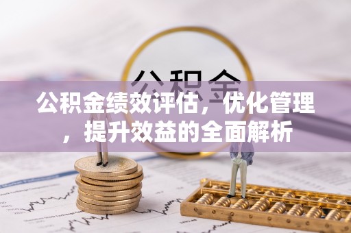盐津公积金绩效评估，优化管理，提升效益的全面解析