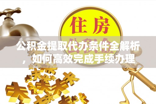 盐津公积金提取代办条件全解析，如何高效完成手续办理