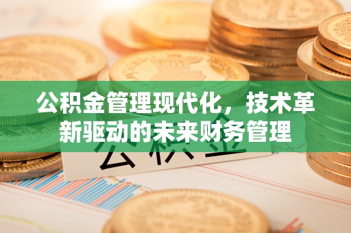 盐津公积金管理现代化，技术革新驱动的未来财务管理