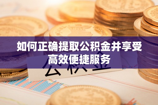 盐津如何正确提取公积金并享受高效便捷服务